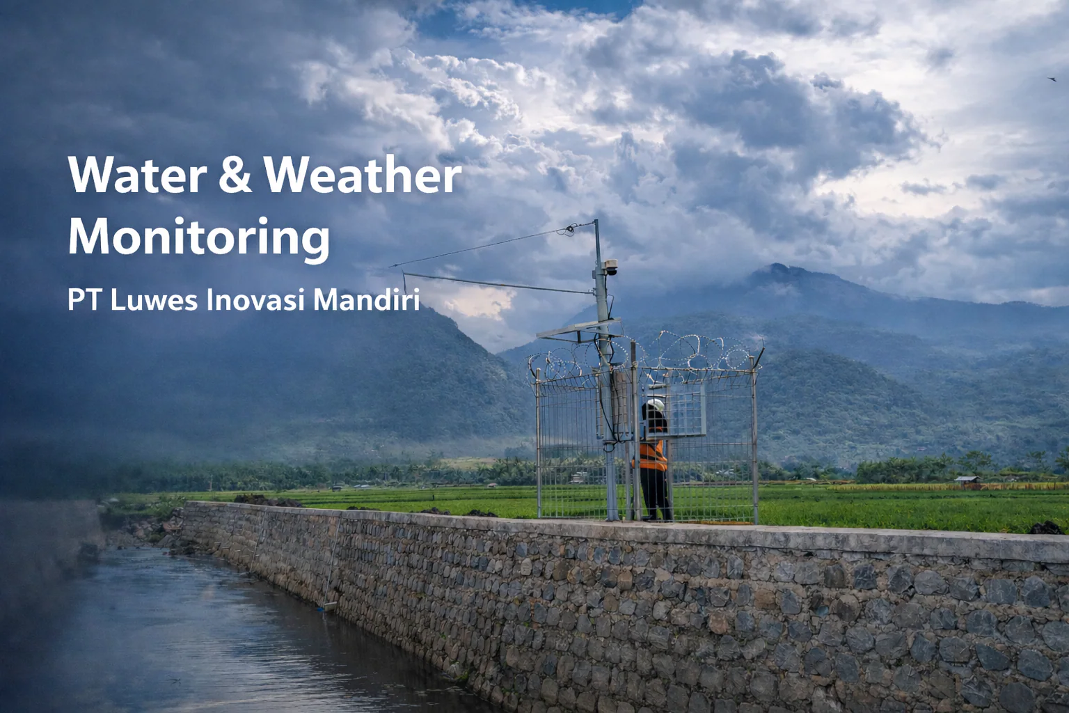 Weather and water monitoring station