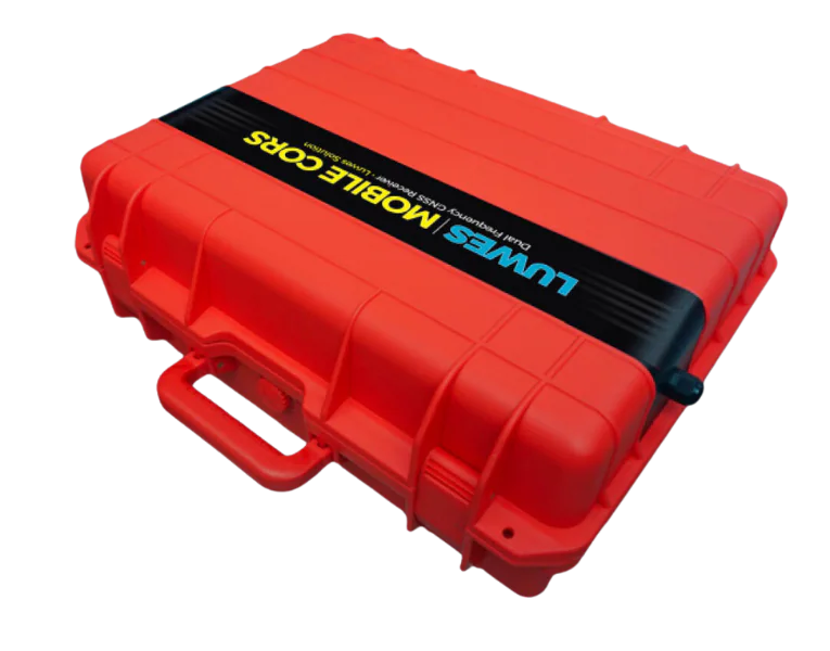 Red LUWES Mobile CORS carrying case