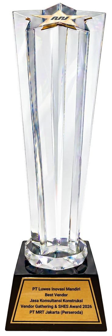 MRT Jakarta Best Vendor trophy, SHES Award 2026
